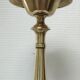 Pied de lampe bronze doré tripode hauteur 50 cm