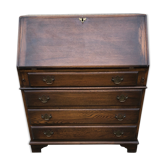 English writing desk in oak early twentieth