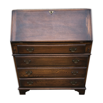 English writing desk in oak early twentieth