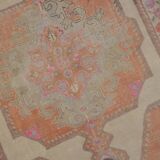 Orange & Beige Wool Handmade Rug sku 2607