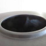 St Clement's matte black ceramic vase from the 1960s
