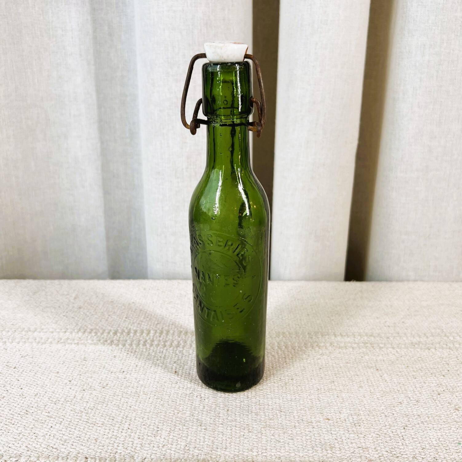 Old bottle “Brasseries Nantaises”