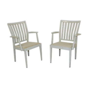 Paire de fauteuils en hêtre, Danemark, 1960
