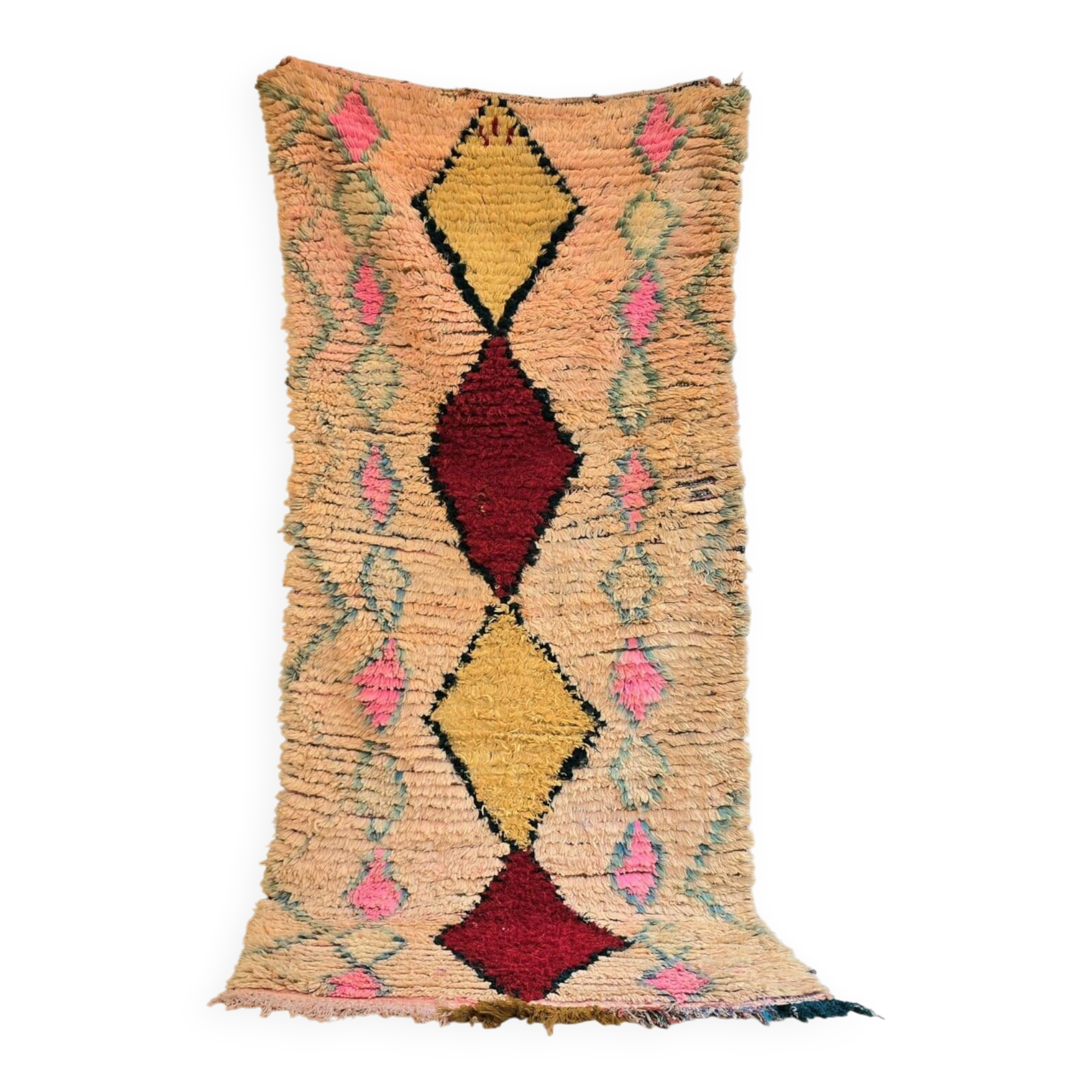 Tapis Boucherouite 225x105cm