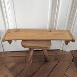 Vintage raw wood shelf
