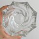 vase en verre épais torsadé.
