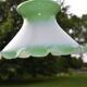 Vintage suspension in green opaline