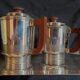 Art Deco coffee and tea service, silversmith Noël Collet, 1930s, 5 pieces.