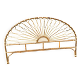 headboard in wicker and rattan