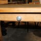 Table plateau en béton ciré