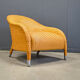 Antonio Citterio braided leather armchair, 1980s