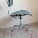Chrome metal swivel chair industrial/vintage style 50s-60s