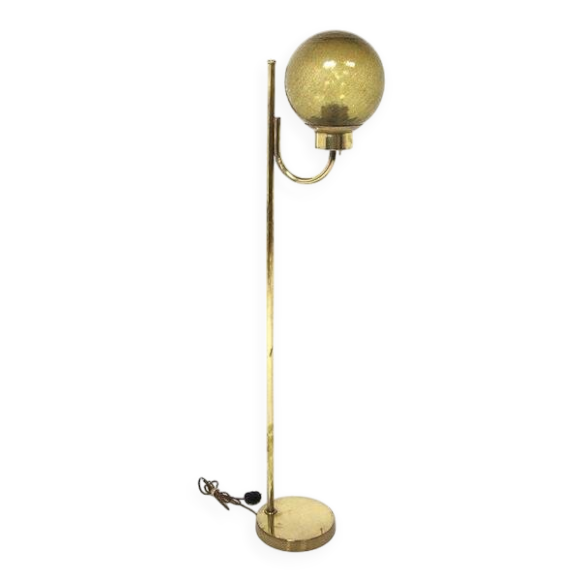 Scandinavian metal floor lamp "G-118", Bergboms, Sweden, 1950