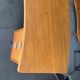 Cees Braakman Boomerang Desk with Triangle Legs for Pastoe, Dutch Design, 1950s