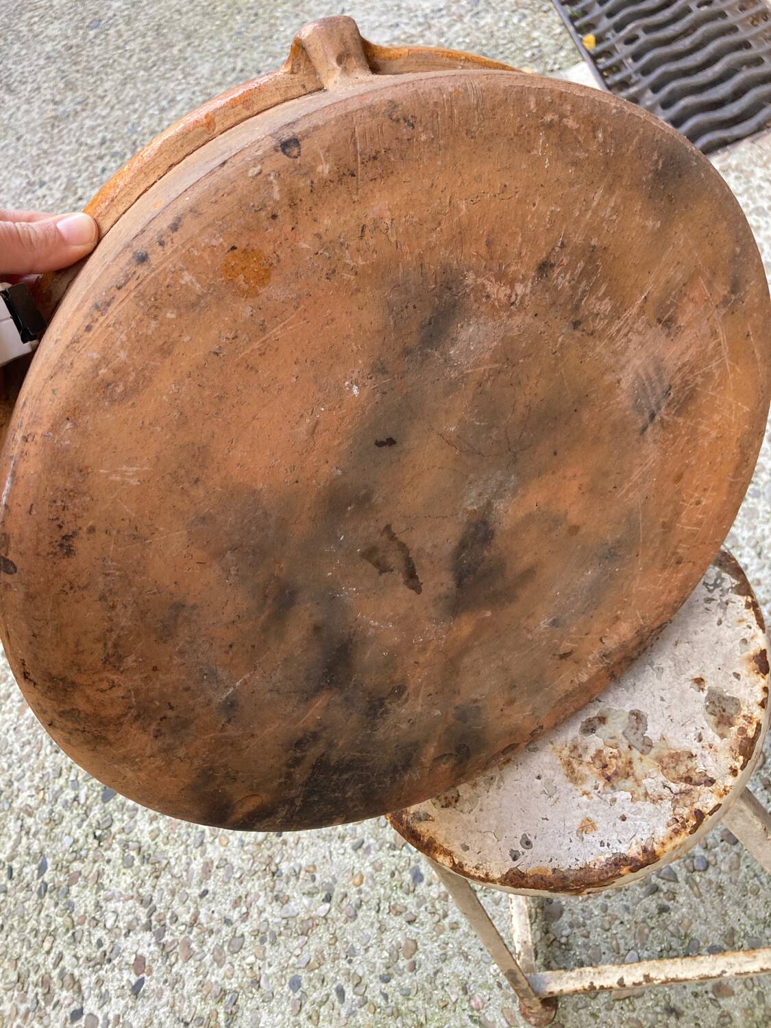 South-West glazed earthenware dish