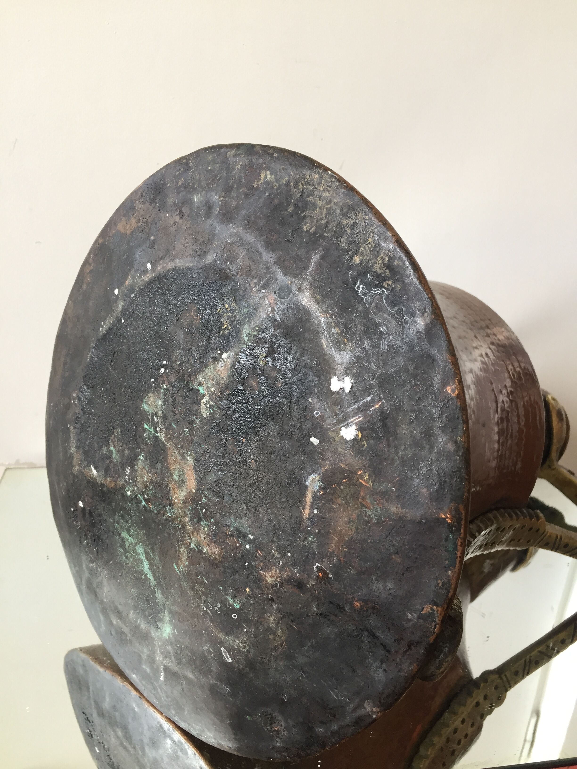 Turkish copper ewer antique