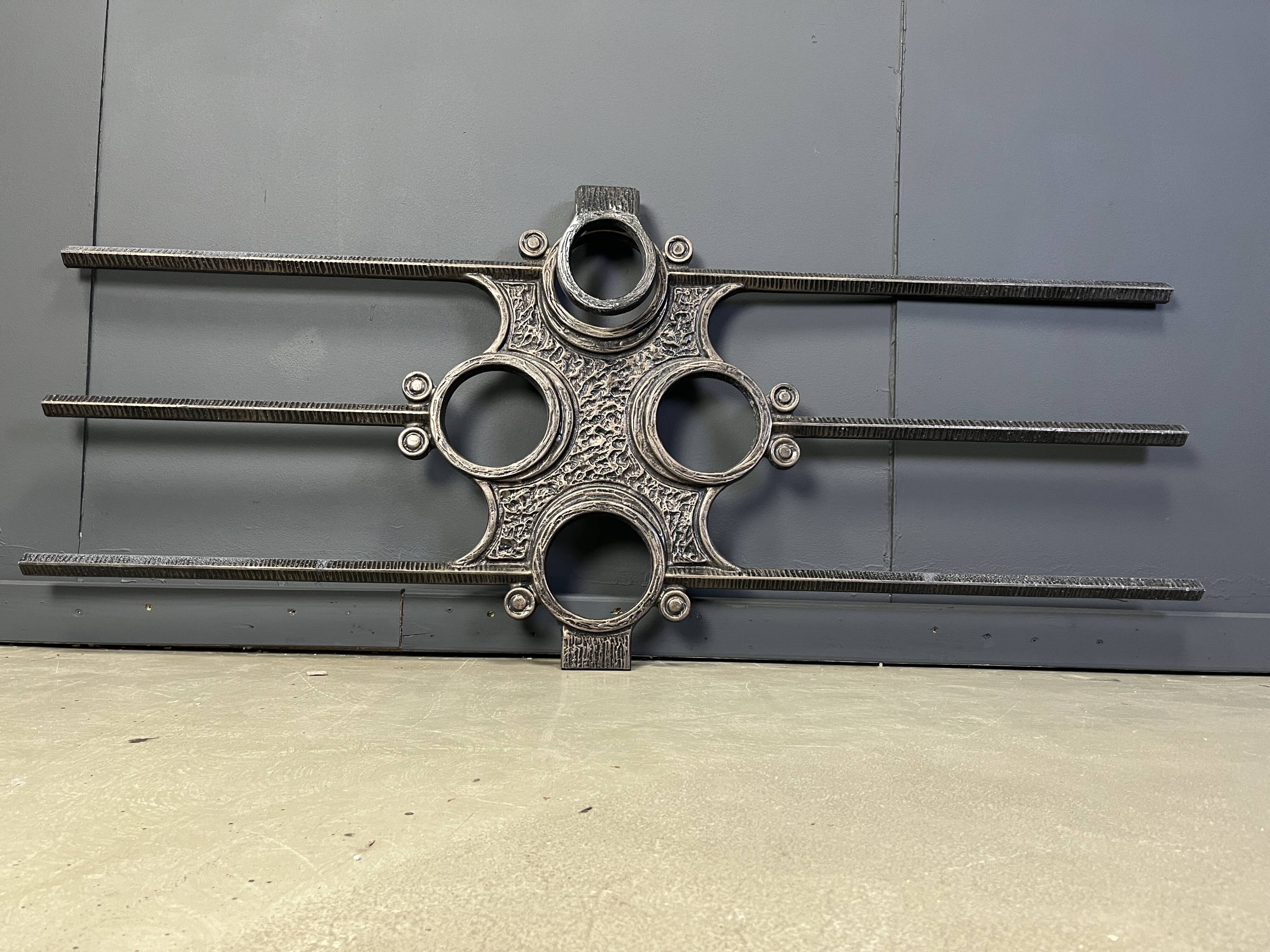 Vintage brutalist wall sculpture, 1970s