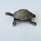 Brass turtle ashtray