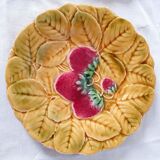 5 dessert plates in Sarreguemine slip