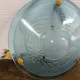 Art Deco sky blue moulded glass pendant light 35 cm - Electrified