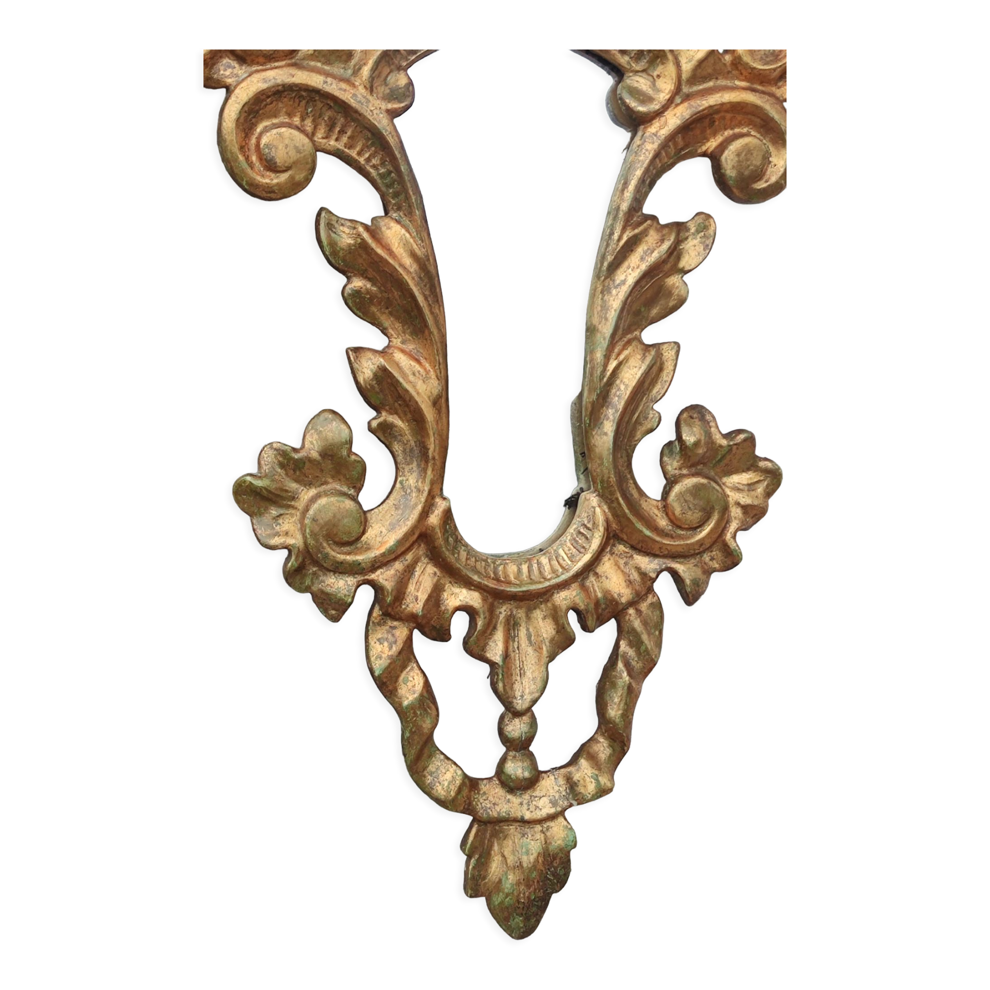 Old gilded mirror original Louis XV style