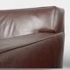 Set of 2 B&B Italia Maxalto Apta Imprimatur leather armchairs by Antonio Ci