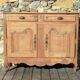 Antique solid wood country sideboard - Louis XV style