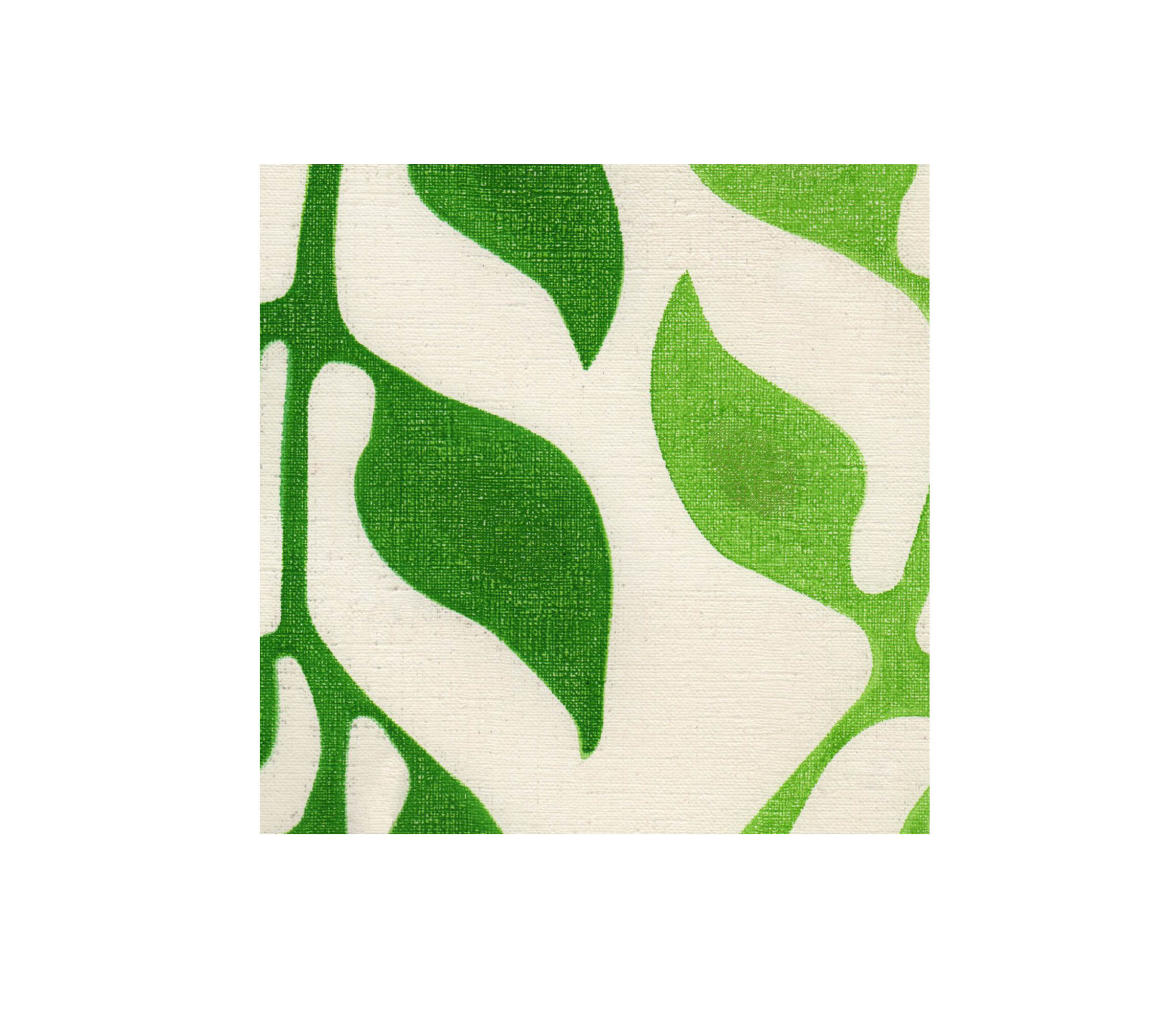 Peinture sur papier - illustration leaf - signée eawy