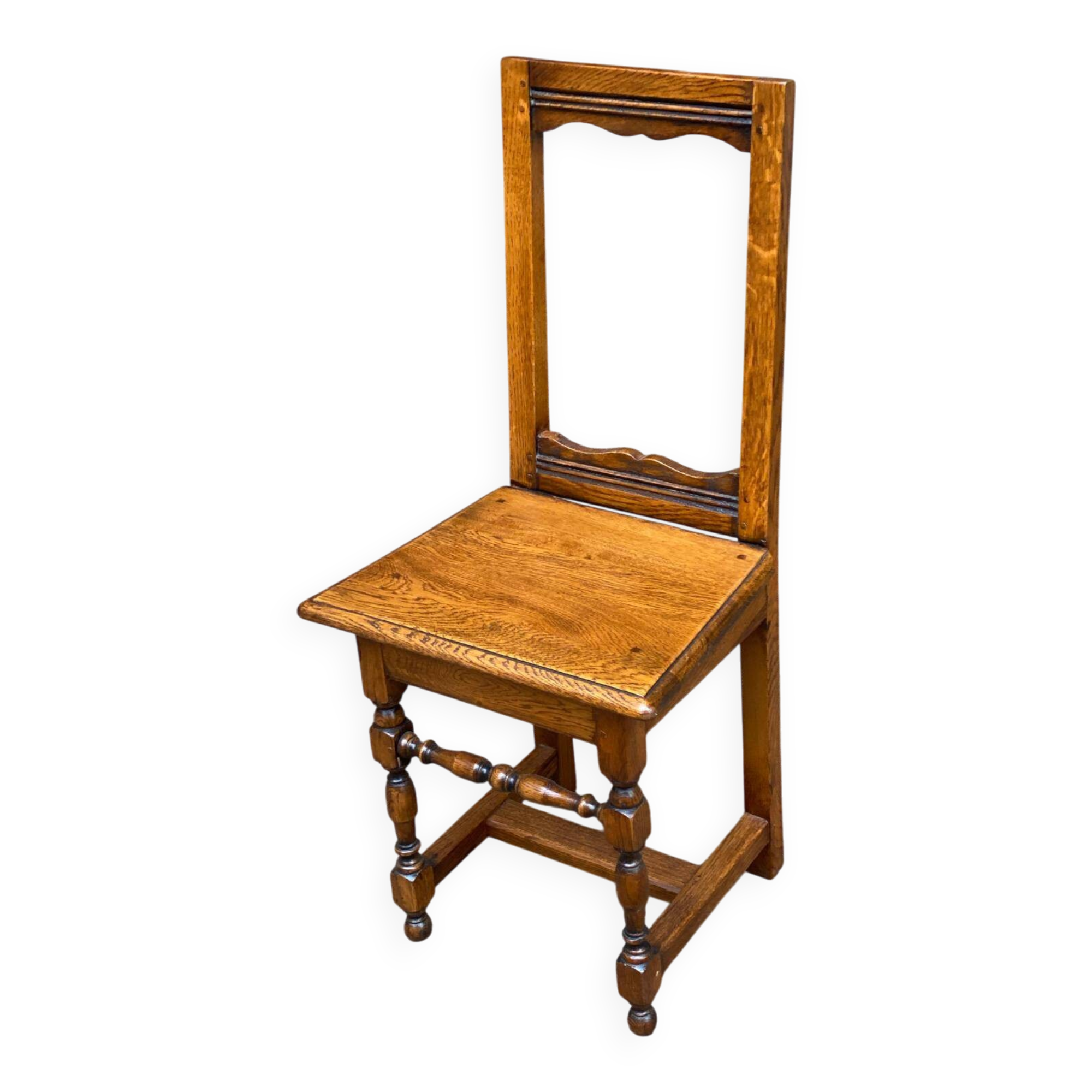 20th century Lorraine chair in solid oak