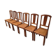 Art déco set of chairs