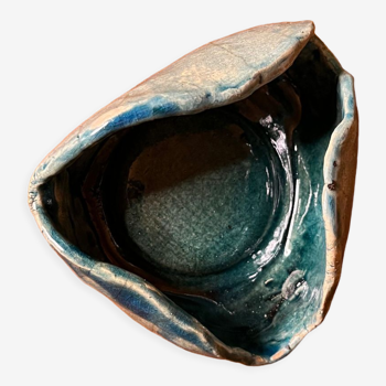 Raku ashtray