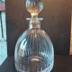 Vintage cut crystal carafe, ball stopper.