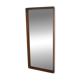 Scandinavian walnut mirror, Sweden 1960, 80 x 38cm