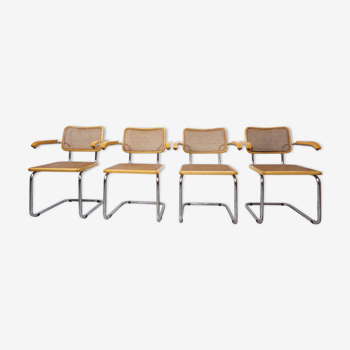 Set de 4 fauteuils B64 design Marcel Breuer
