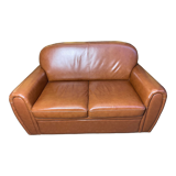 Leather club sofa