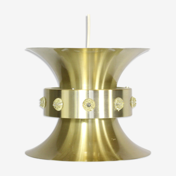 Vintage brass pendant lamp by Carl Thore by Granhaga 1960s