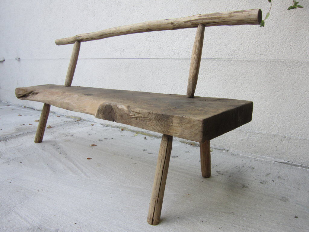 Brutalist farm bench