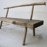 Brutalist farm bench