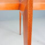 Gio Ponti Coffee Table for Isa Bergamo in oak with Round Cristal Top, 1957