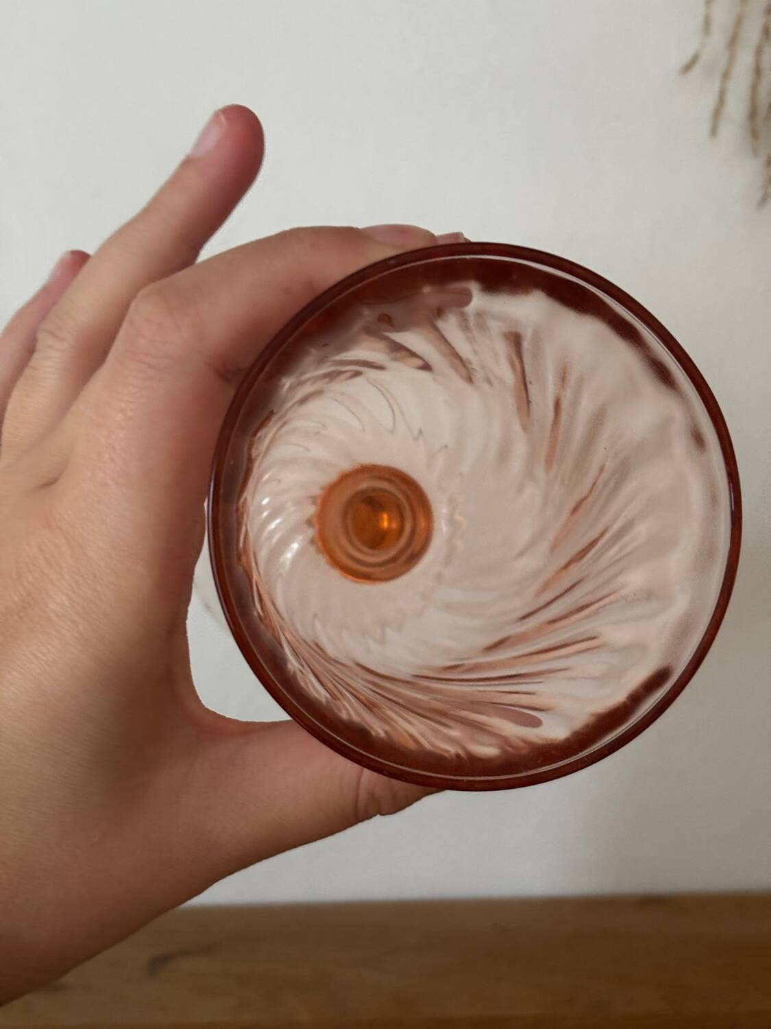 Vintage lot de 2 verres à pied (eau) Rosaline Luminarc