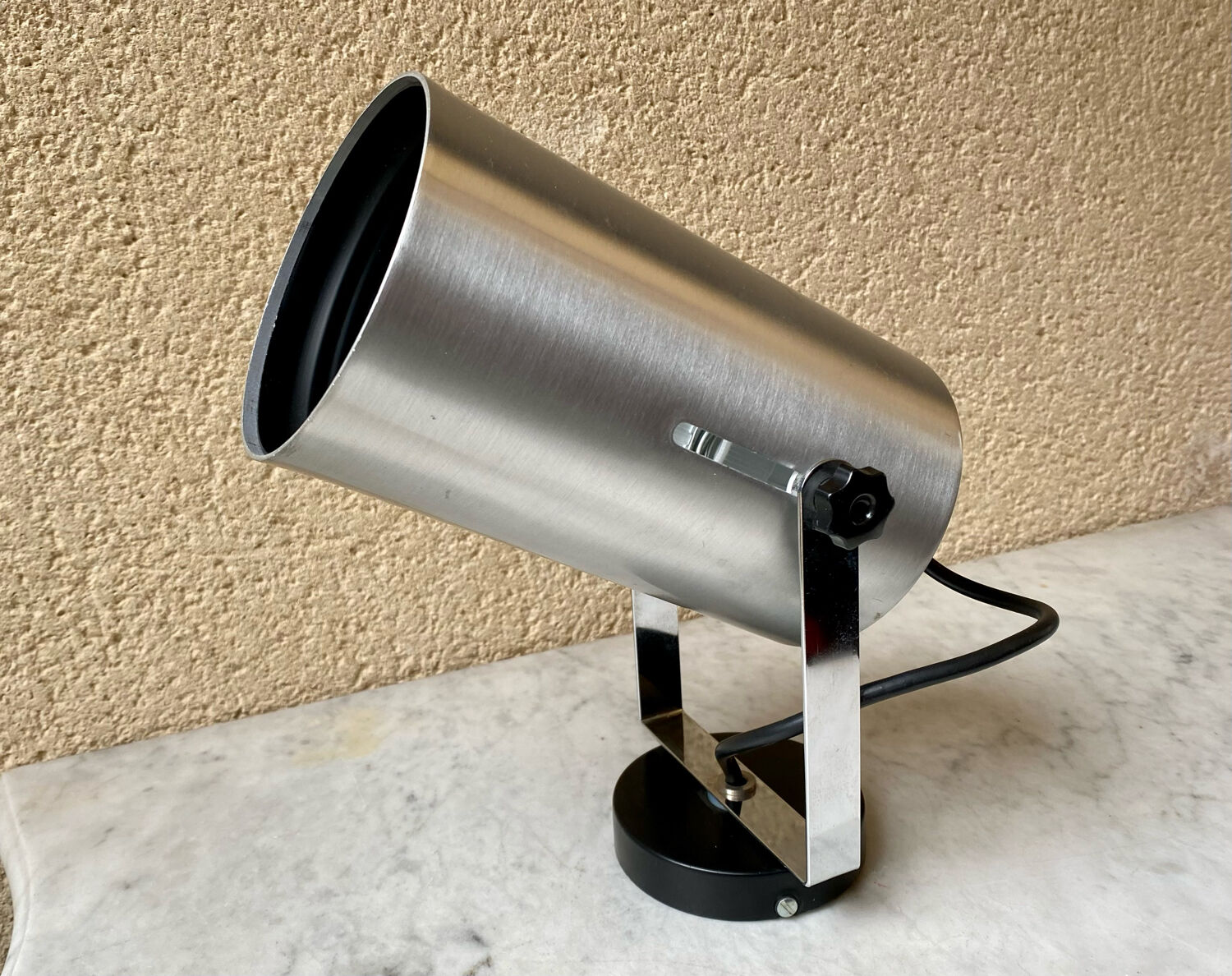 Lamp lamp spot tube Philips vintage 70 aluminum