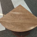Meuble d'angle ancien style louis xvi plateau marbre
