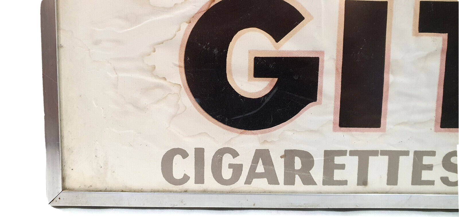 Affiche publicitaire vintage 79x59 Cigarettes les gitanes Dransy Montrouge 1992