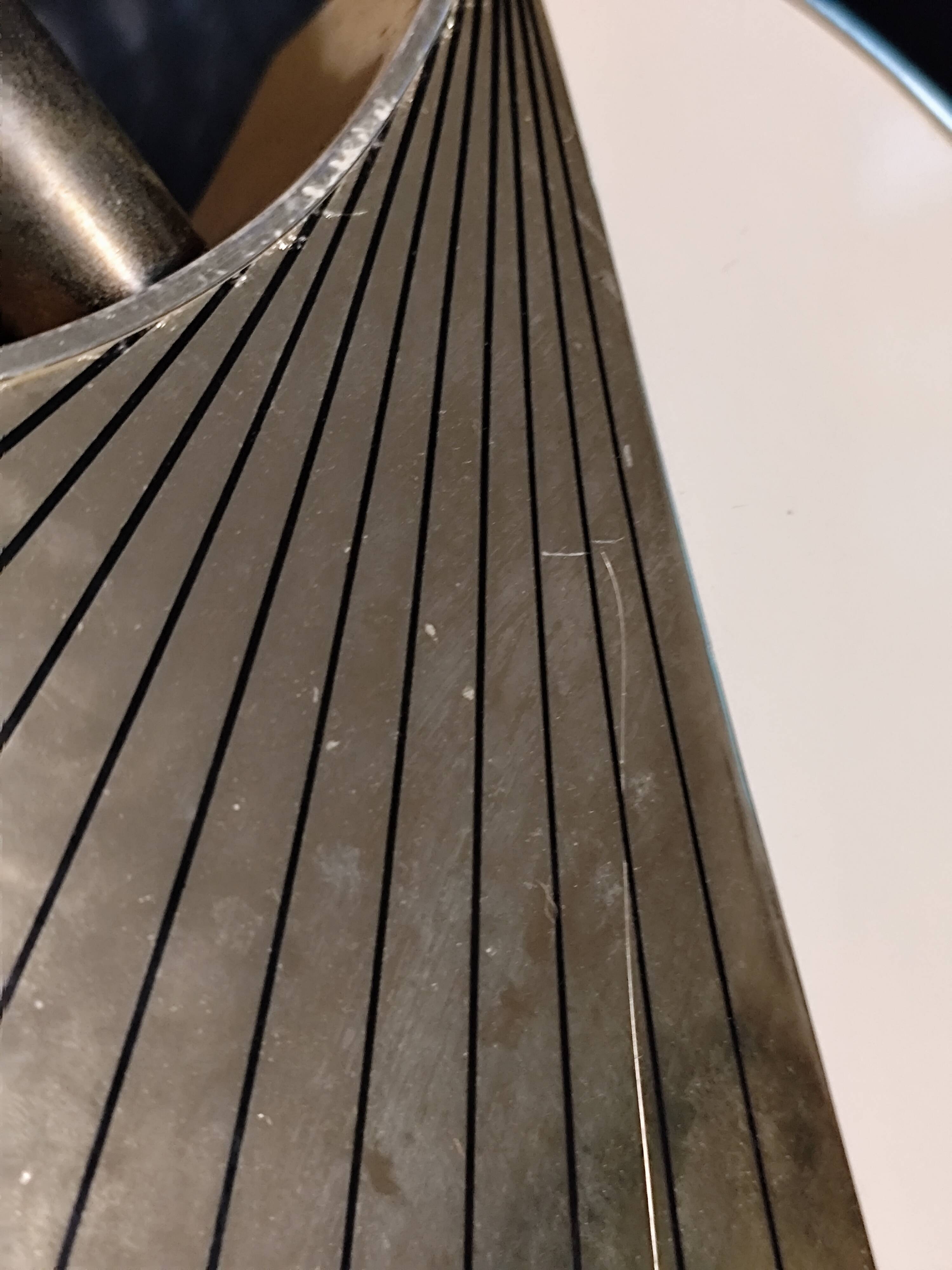 Vintage table lamp the dolphin Croissy white