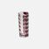 Vase en verre épais rubis style art déco