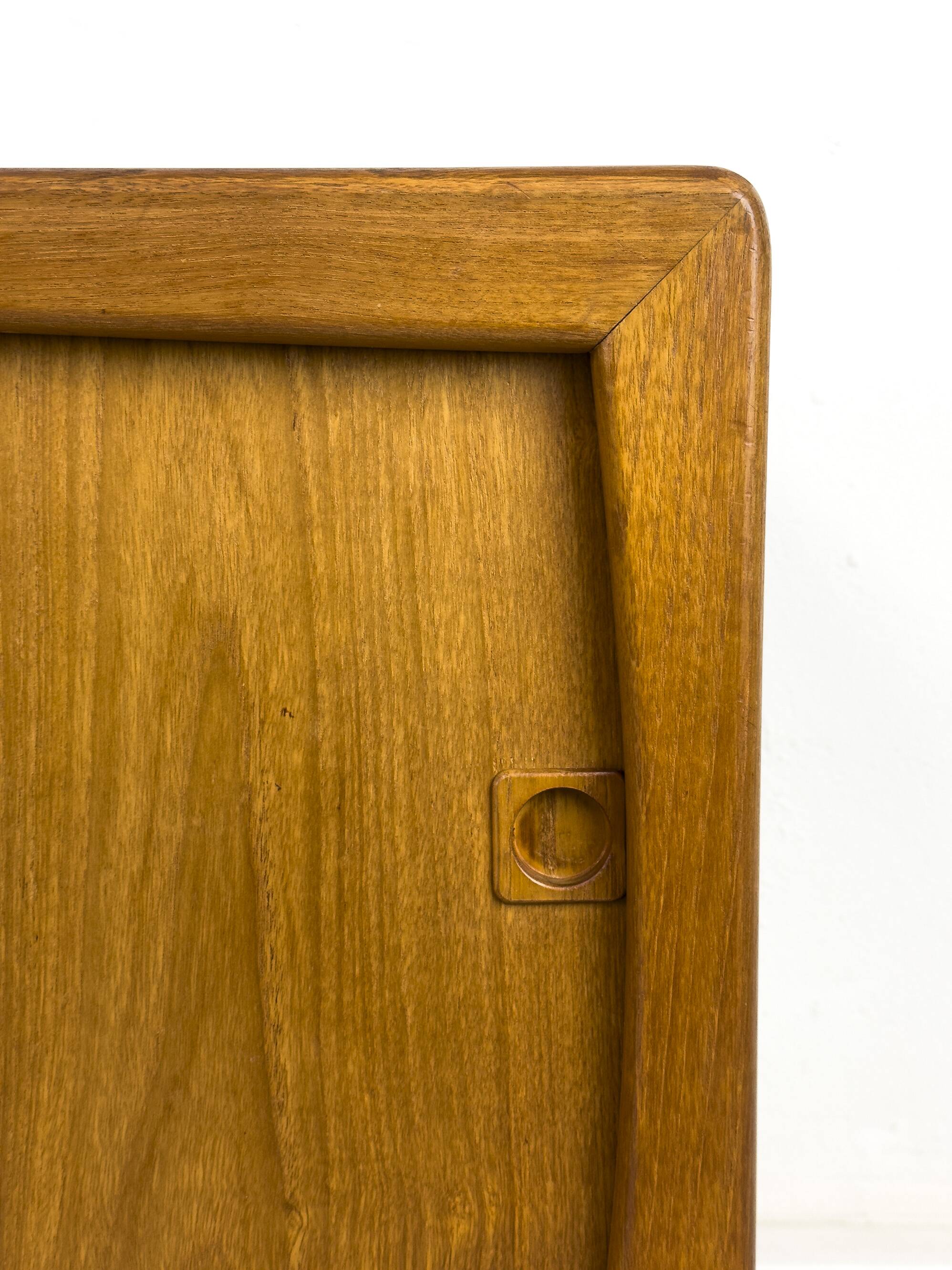Vintage Teak Sideboard with Drawers and Sliding Doors, 1960s