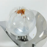 Mazzega, Pair of Murano glass sconces, 1970s