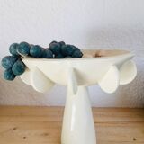 Hand-painted glazed ceramic cup