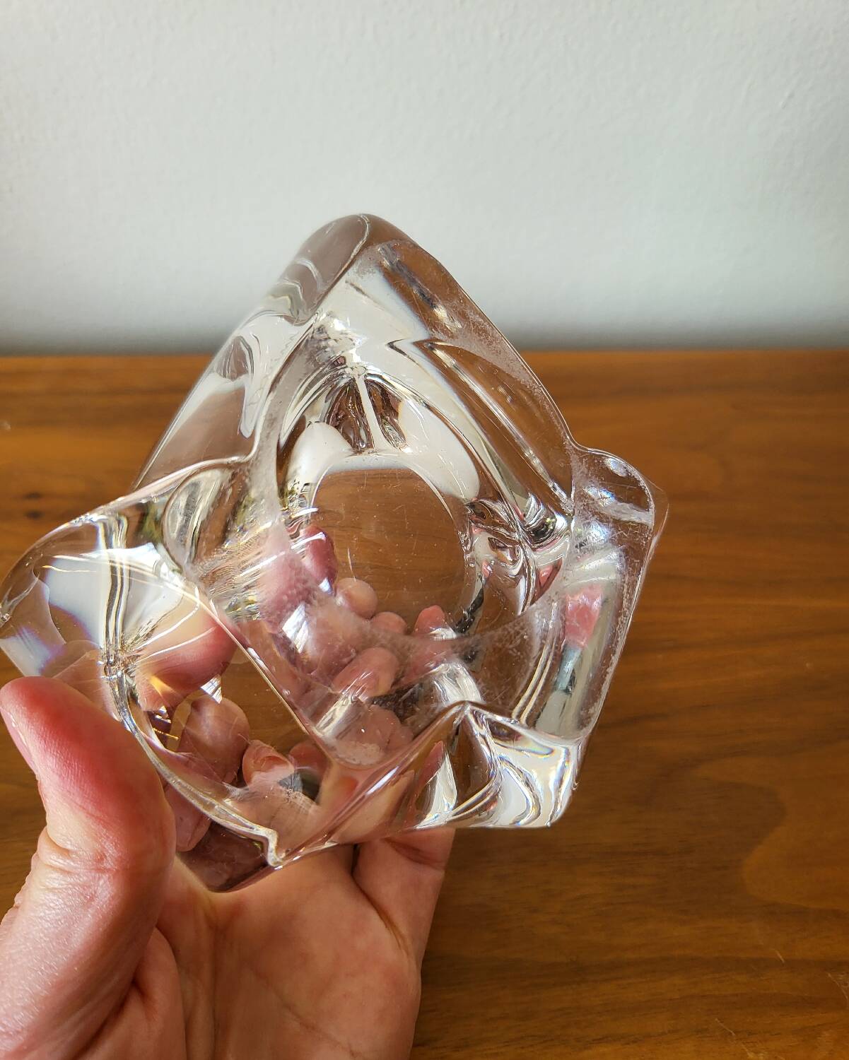 Daum France Crystal Pocket Ashtray