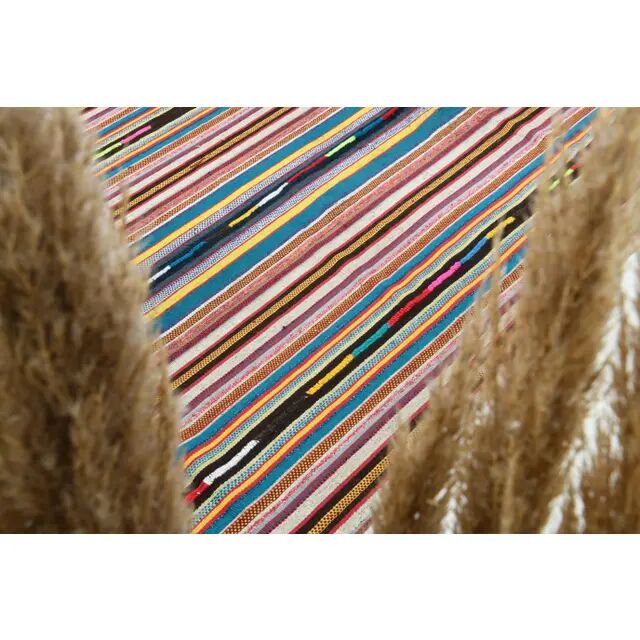 Vintage Turkish Oushak Handmade Wool & Cotton Rug 180x298